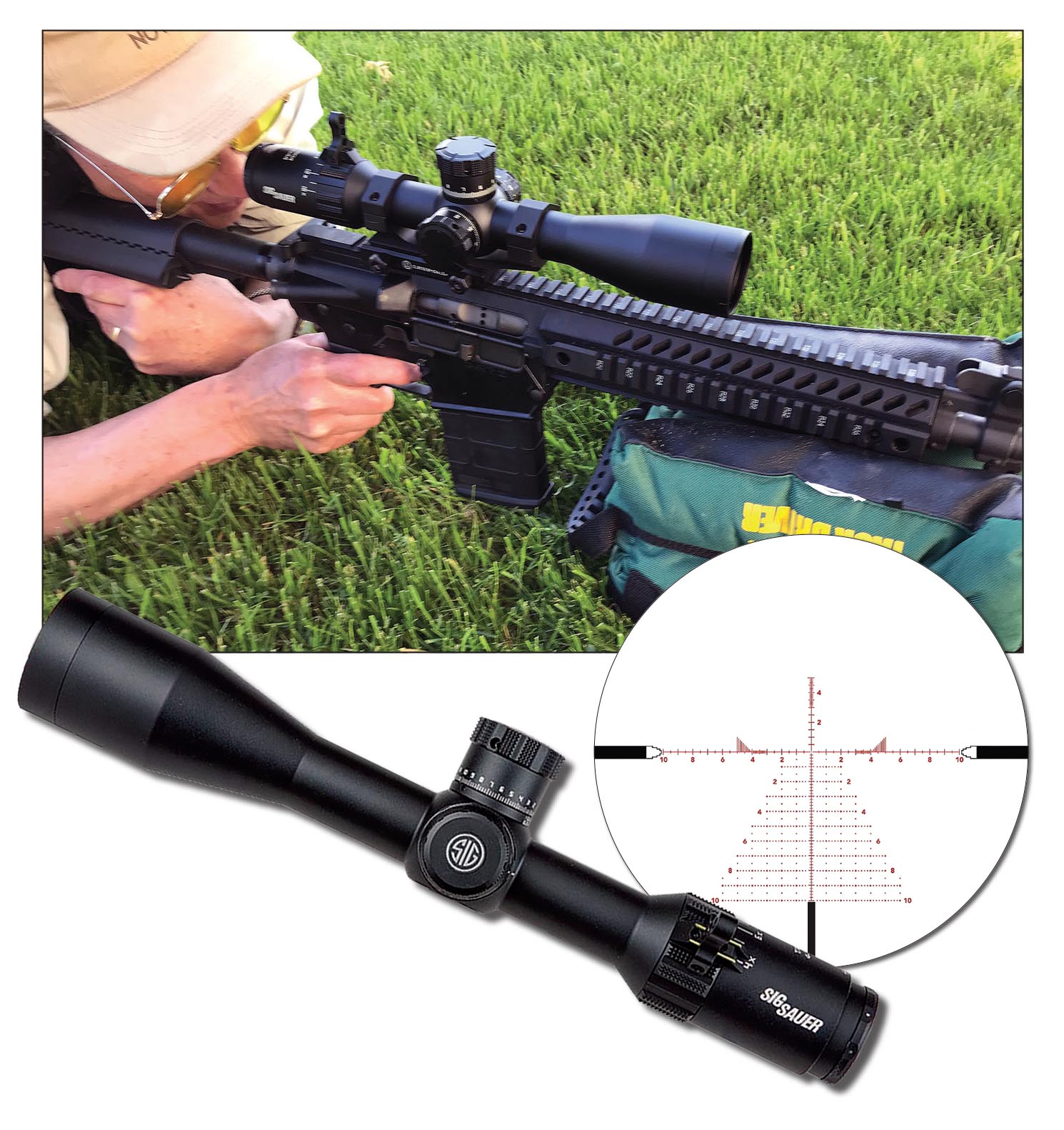 TANGO4 riflescopes are made in the Philippines. John’s test scope featured the MRAD DEV-L reticle.